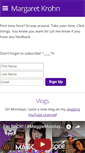 Mobile Screenshot of margaretkrohn.com